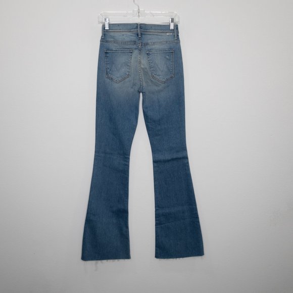SOLD MOTHER Pixie Cruiser Fray Flare Jeans Rumor Has it N5 - Picture 5 of 11